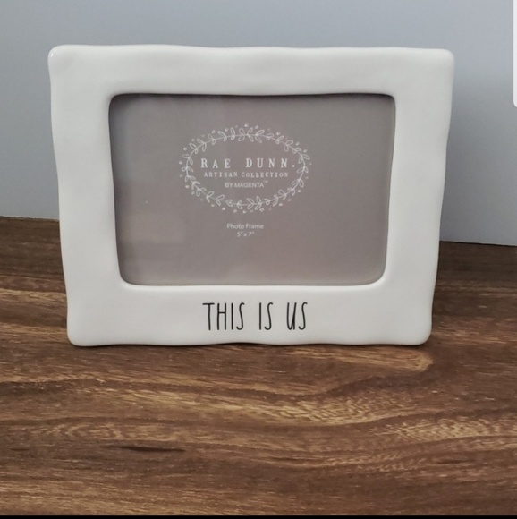 Rae Dunn Other - Rae Dunn This is us  5x7 ceramic photo fra…